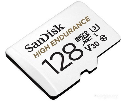 Карта памяти SanDisk High Endurance microSDXC SDSQQNR-128G-GN6IA 128GB (с адаптером)