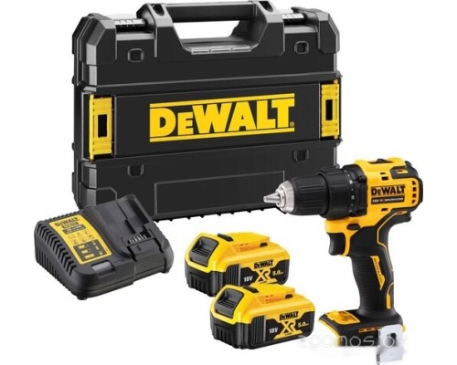 Дрель-шуруповерт DeWALT DCD708P2T (с 2-мя АКБ 5 Ah, кейс)