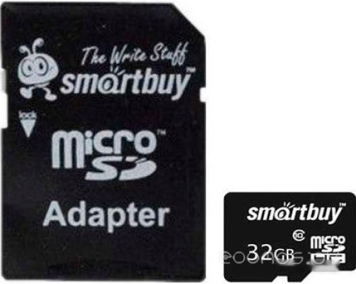 Карта памяти SmartBuy microSDHC Class 10 32GB (SB32GBSDCL10-01)