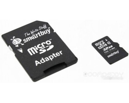 Карта памяти SmartBuy microSDHC Class 10 32GB (SB32GBSDCL10-01)