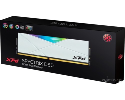 Модуль памяти A-Data XPG Spectrix D50 RGB 8ГБ DDR4 3600 МГц AX4U36008G18I-SW50