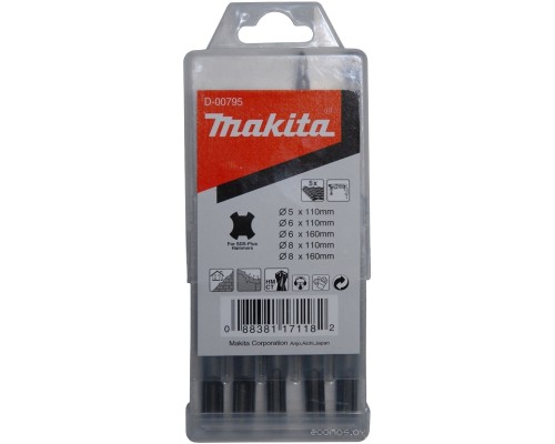 Сверло Makita D-00795 (5 предметов)