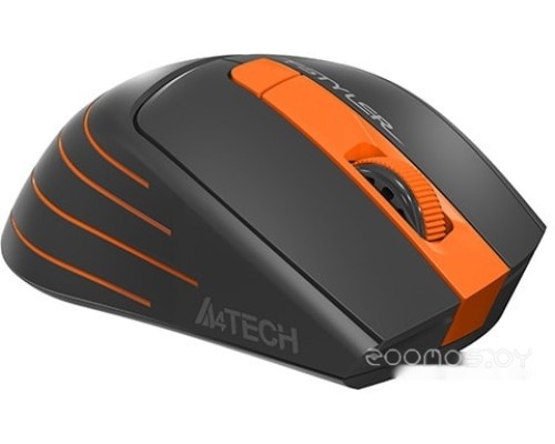 Мышь A4Tech Fstyler FG30S (серый/оранжевый)