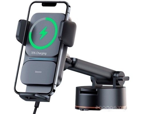 Держатель для смартфона Baseus Wisdom Auto Alignment Car Mount Wireless Charger CGZX000101