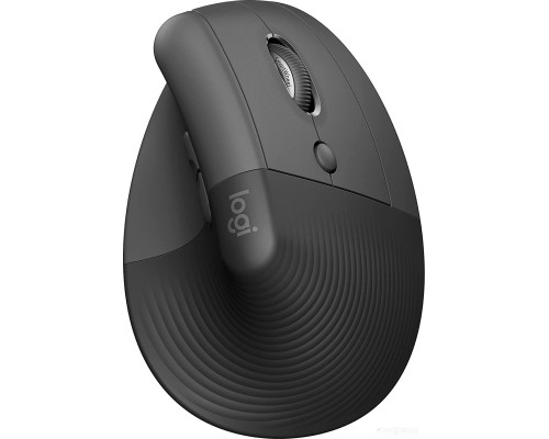 Вертикальная мышь Logitech Lift (графит)