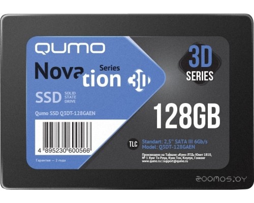 SSD Qumo Novation 3D TLC 128GB Q3DT-128GAEN