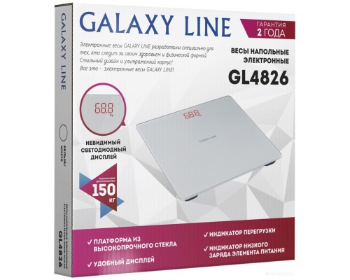 Напольные весы Galaxy Line GL4826 (белый)