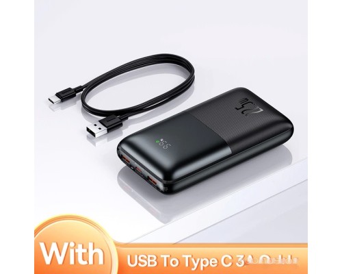 Портативное зарядное устройство Baseus Bipow Pro Digital Display Fast Charge 20000mAh (черный)