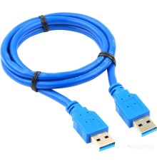 Кабель Cablexpert USB Type-A - USB Type-A CCP-USB3-AMAM-6 (1.8 м, синий)