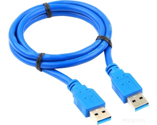 Кабель Cablexpert USB Type-A - USB Type-A CCP-USB3-AMAM-6 (1.8 м, синий)