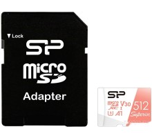 Карта памяти Silicon Power Superior A1 microSDXC SP512GBSTXDV3V20SP 512GB