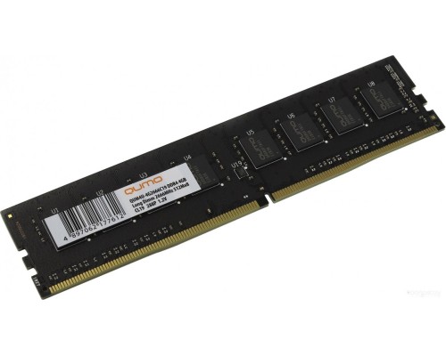 Модуль памяти Qumo 4GB DDR4 PC4-21300 QUM4U-4G2666C19