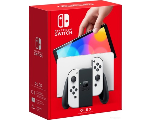 Игровая приставка Nintendo Switch OLED (белый)