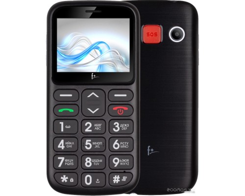 Кнопочный телефон F+ Ezzy 2 (черный)