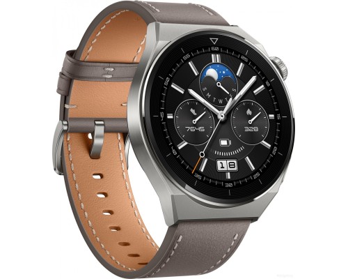 Умные часы Huawei Watch GT 3 Pro Titanium 46 мм (серый)