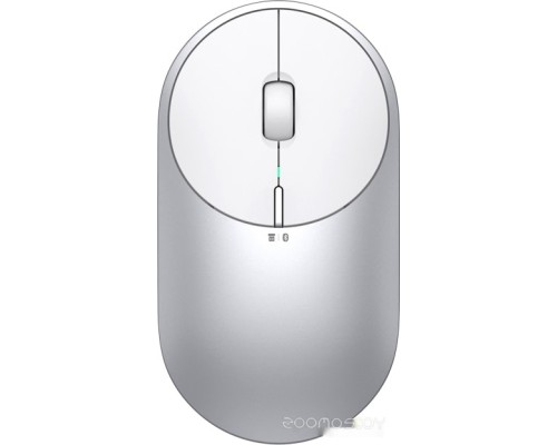 Мышь Xiaomi Mi Portable Mouse 2 (серебристый/белый)