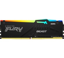 Модуль памяти Kingston FURY Beast RGB 8ГБ DDR5 4800МГц KF548C38BBA-8