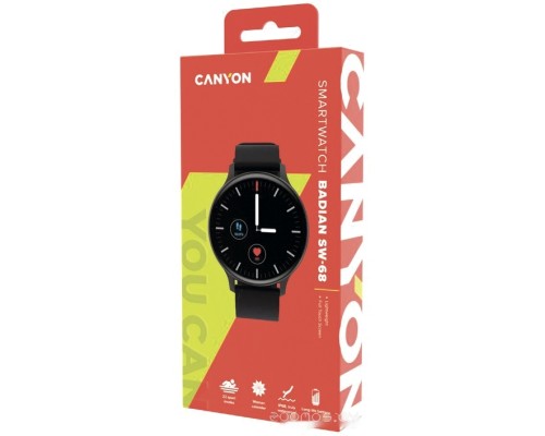 Умные часы Canyon Badian CNS-SW68BB (черный)