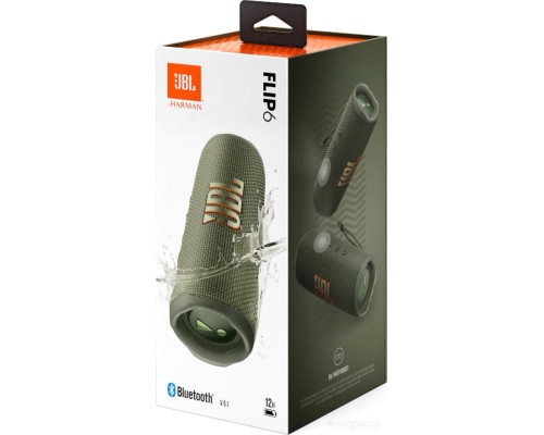 Портативная акустика JBL Flip 6 (зеленый)