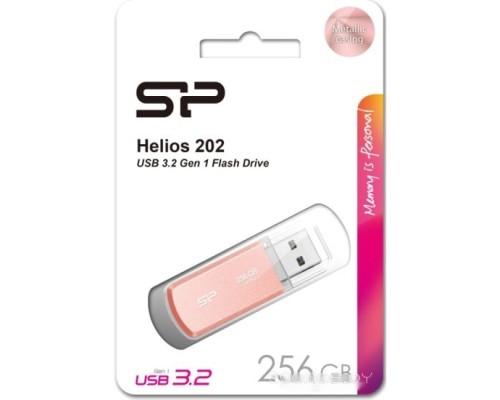 USB Flash Silicon Power Helios 202 256GB (розовый)