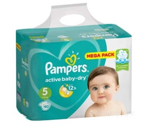 Подгузники Pampers Active Baby-Dry 5 Junior (90шт)