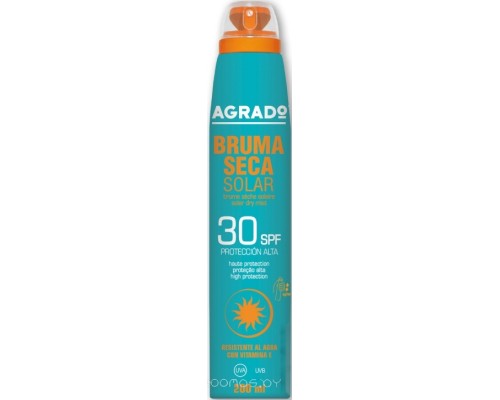 Спрей солнцезащитный Agrado Solar Dry Mist SPF 30 200 мл