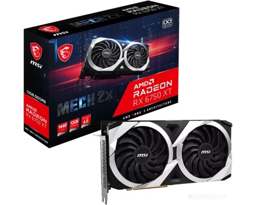 Видеокарта MSI Radeon RX 6750 XT MECH 2X 12G OC