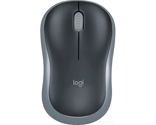 Мышь Logitech M186 (черный/серый)