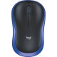 Мышь Logitech M186 (черный/синий)