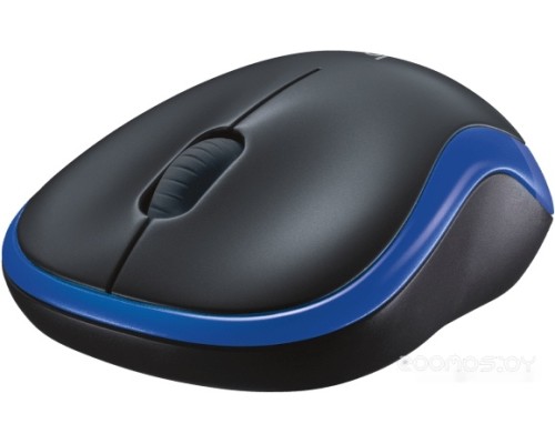 Мышь Logitech M186 (черный/синий)