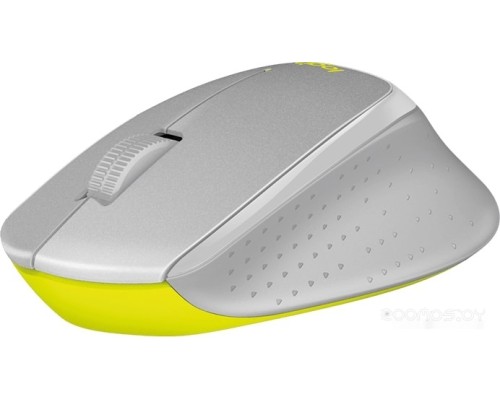 Мышь Logitech M330 Silent Plus (белый/желтый)