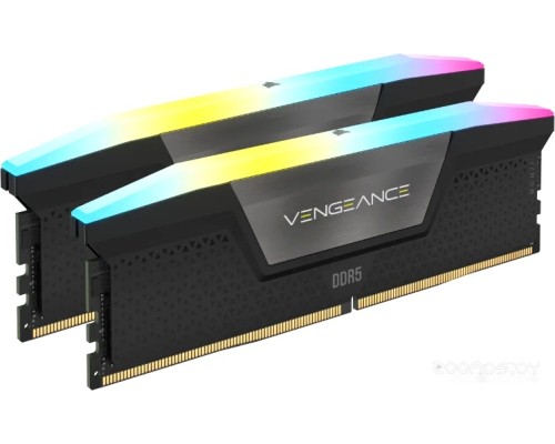 Модуль памяти Corsair Vengeance RGB 2x16ГБ DDR5 5200 МГц CMH32GX5M2B5200C40