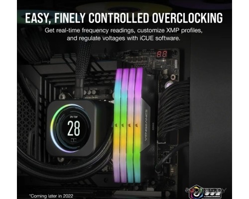 Модуль памяти Corsair Vengeance RGB 2x16ГБ DDR5 5200 МГц CMH32GX5M2B5200C40