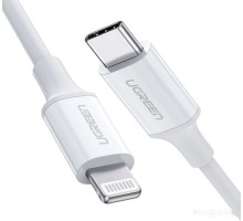 Кабель Ugreen US171 60747 USB Type-C - Lightning (0.5 м, белый)