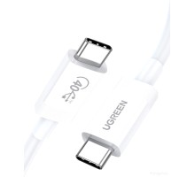 Кабель Ugreen US506 40113 USB Type-C - USB Type-C (0/.8 м, белый)
