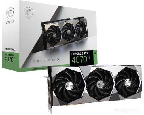 Видеокарта MSI GeForce RTX 4070 Ti Suprim X 12G