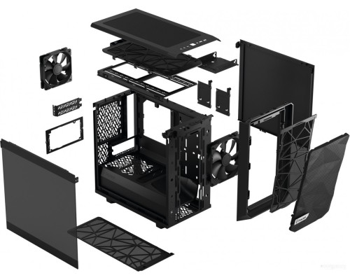 Корпус Fractal Design Meshify 2 Nano Black TG dark tint FD-C-MES2N-01