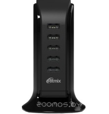 Сетевое зарядное Ritmix RM-5055AC (черный)