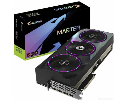 Видеокарта Gigabyte Aorus GeForce RTX 4090 Master 24G GV-N4090AORUS M-24GD