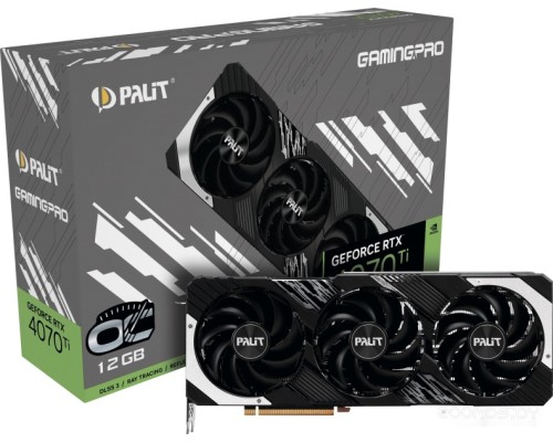 Видеокарта PALIT GeForce RTX 4070 Ti GamingPro OC NED407TT19K9-1043A