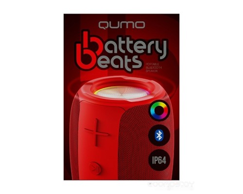 Портативная акустика Qumo BatteryBeats (красный)