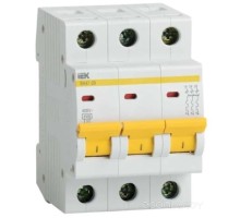 Выключатель автоматический IEK ВА 47-29 6А 3P 4.5кА С / MVA20-3-006-C