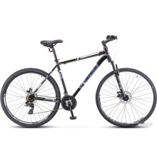 Велосипед Stels Navigator 700 MD 27.5 F020 р.17.5 2022 (черный/белый)