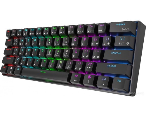 Клавиатура Royal Kludge RK61 RGB (черный, RK Red)