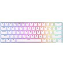 Клавиатура Royal Kludge RK61 RGB (белый, RK Red)