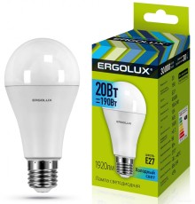 Лампочка Ergolux LED-A65-20W-E27-4K