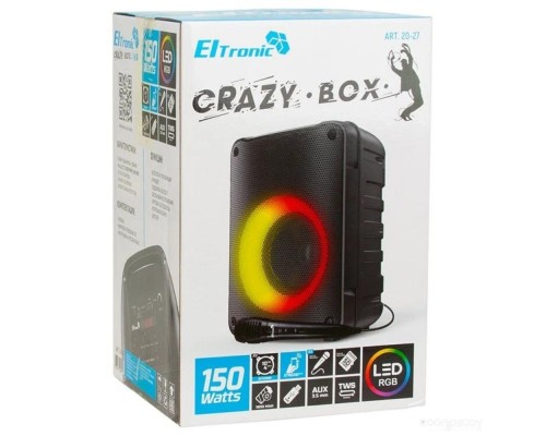 Портативная акустика Eltronic 20-27 Crazy Box 150 New