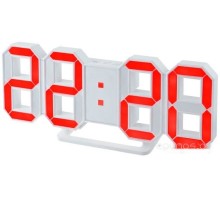 Настенные часы Perfeo Luminous PF-663 (белый/красный)