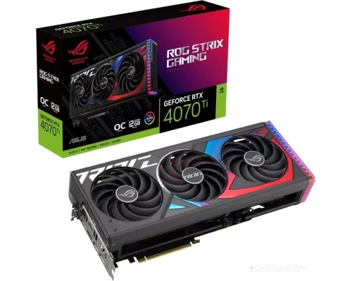 Видеокарта Asus ROG Strix GeForce RTX 4070 Ti 12GB GDDR6X OC Edition ROG-STRIX-RTX4070TI-O12G-GAMING