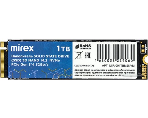 SSD Mirex 1TB MIR-001TBM2NVM